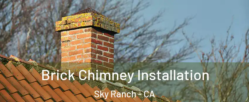 Brick Chimney Installation Sky Ranch - CA
