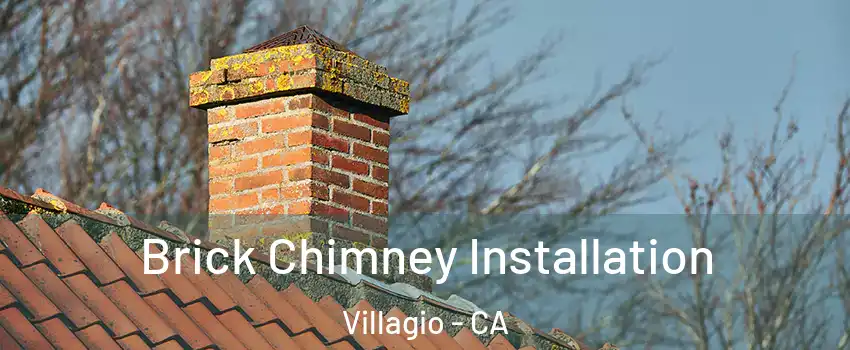 Brick Chimney Installation Villagio - CA