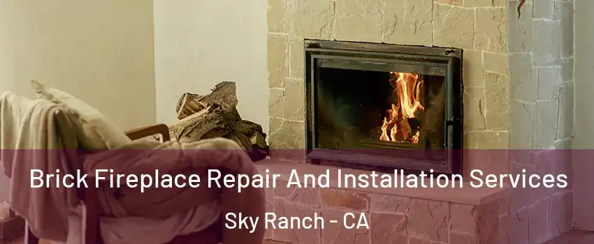 Brick Fireplace Repair And Installation Services Sky Ranch - CA