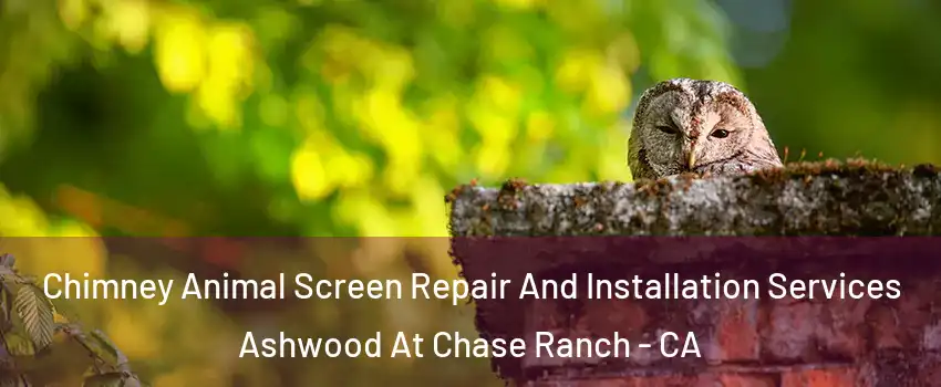 Chimney Animal Screen Repair And Installation Services Ashwood At Chase Ranch - CA