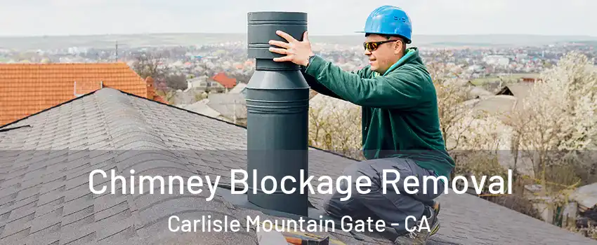 Chimney Blockage Removal Carlisle Mountain Gate - CA