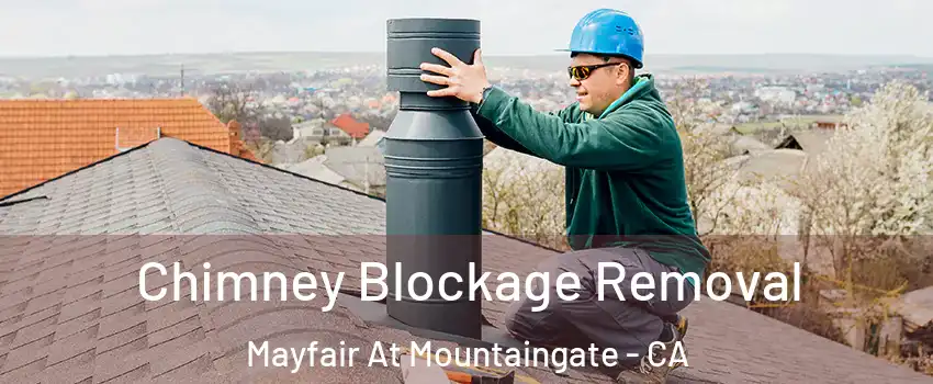 Chimney Blockage Removal Mayfair At Mountaingate - CA