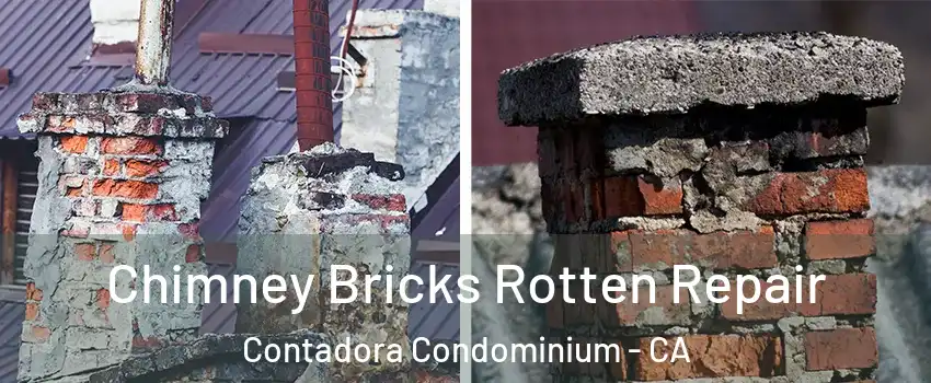 Chimney Bricks Rotten Repair Contadora Condominium - CA