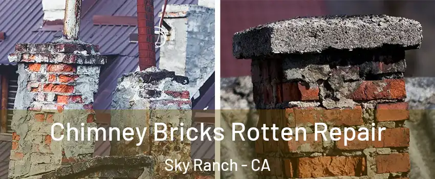 Chimney Bricks Rotten Repair Sky Ranch - CA