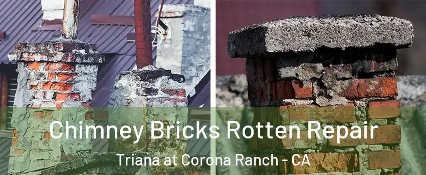 Chimney Bricks Rotten Repair Triana at Corona Ranch - CA
