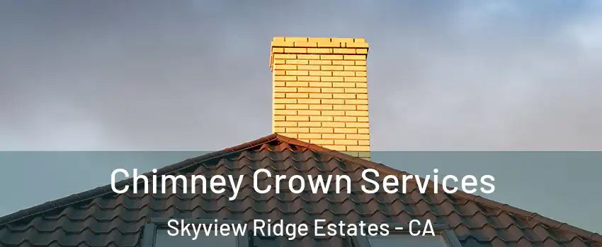 Chimney Crown Services Skyview Ridge Estates - CA