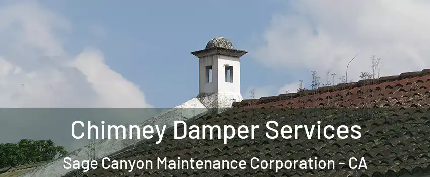 Chimney Damper Services Sage Canyon Maintenance Corporation - CA