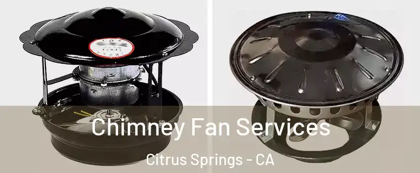 Chimney Fan Services Citrus Springs - CA
