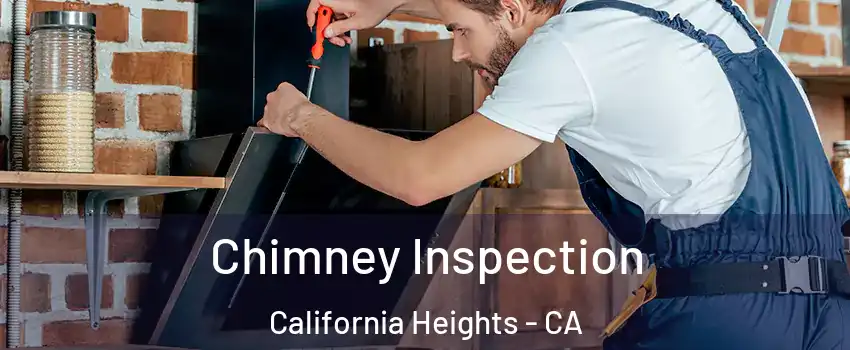 Chimney Inspection California Heights - CA