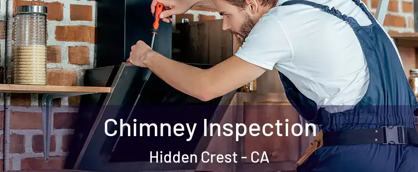 Chimney Inspection Hidden Crest - CA
