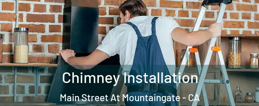 Chimney Installation Main Street At Mountaingate - CA