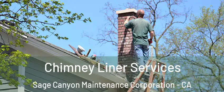 Chimney Liner Services Sage Canyon Maintenance Corporation - CA