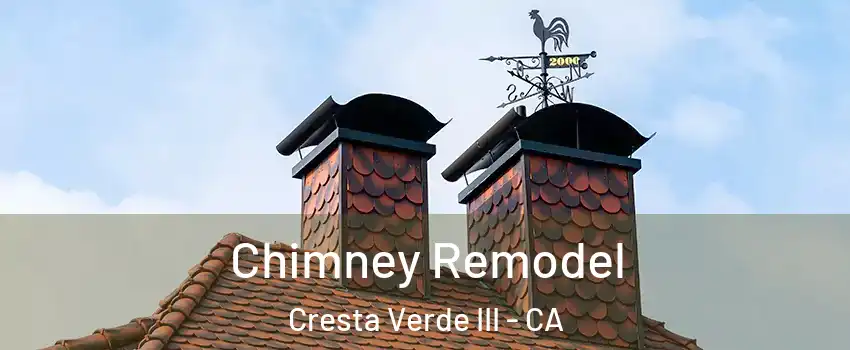 Chimney Remodel Cresta Verde III - CA