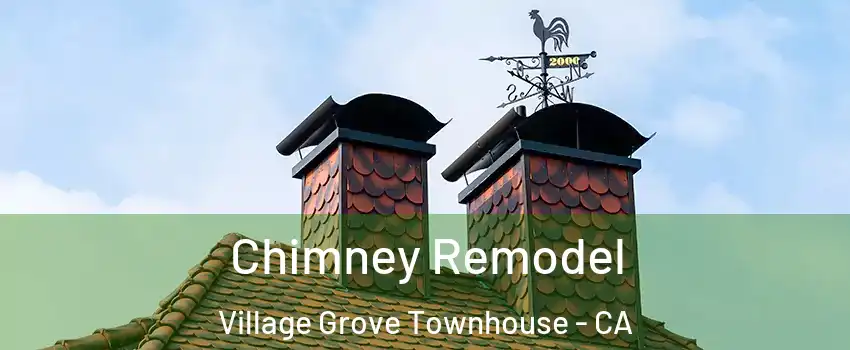Chimney Remodel Village Grove Townhouse - CA