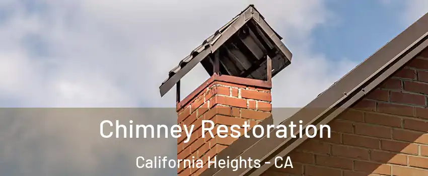 Chimney Restoration California Heights - CA
