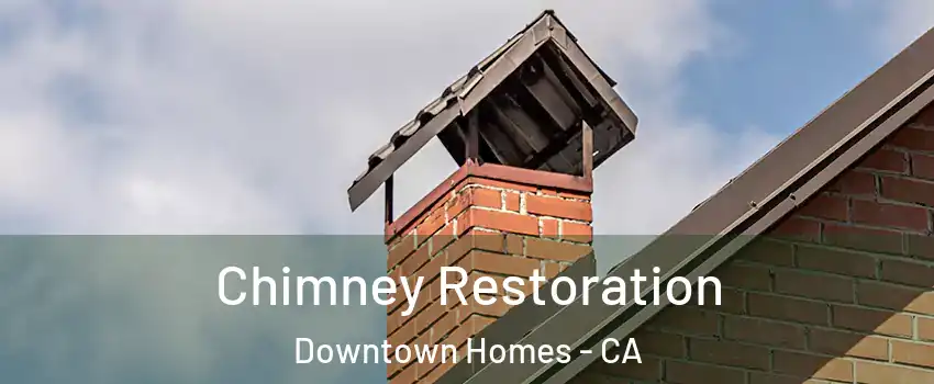Chimney Restoration Downtown Homes - CA