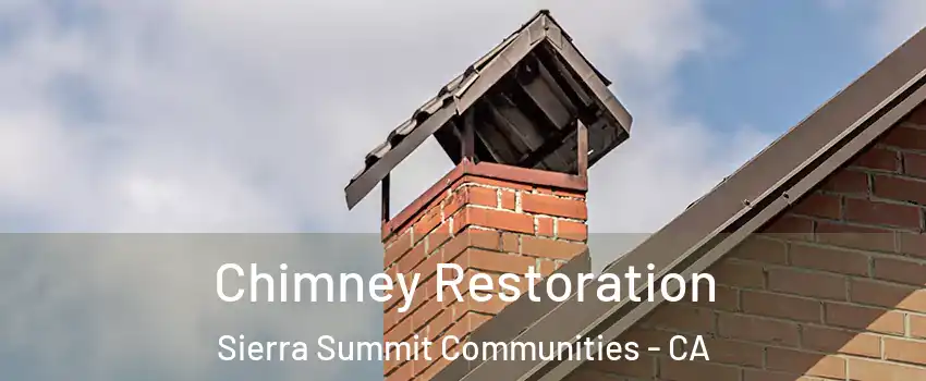 Chimney Restoration Sierra Summit Communities - CA