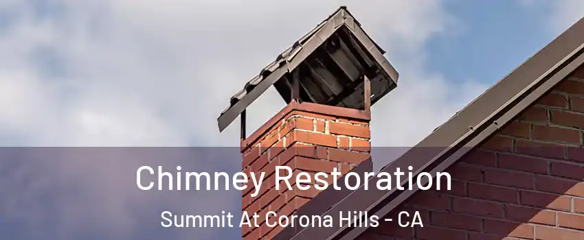 Chimney Restoration Summit At Corona Hills - CA