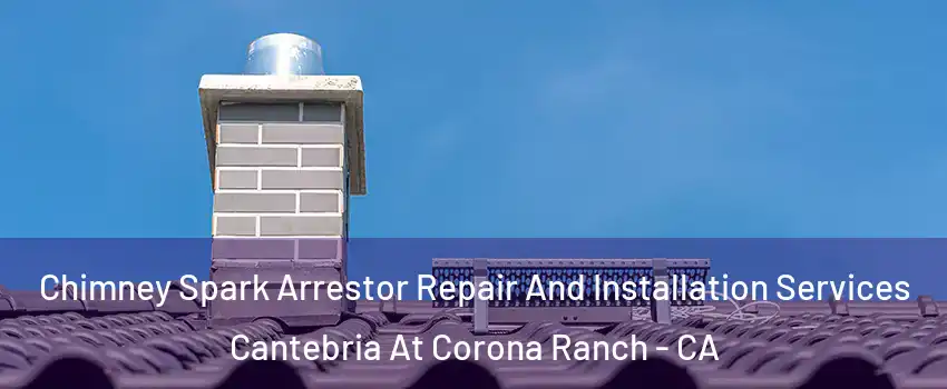 Chimney Spark Arrestor Repair And Installation Services Cantebria At Corona Ranch - CA