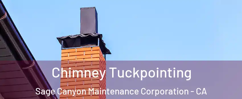 Chimney Tuckpointing Sage Canyon Maintenance Corporation - CA