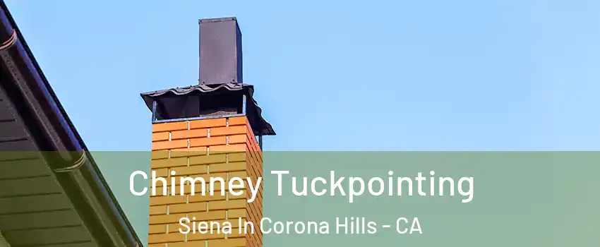 Chimney Tuckpointing Siena In Corona Hills - CA