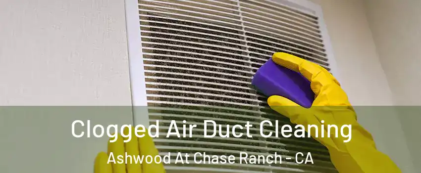 Clogged Air Duct Cleaning Ashwood At Chase Ranch - CA
