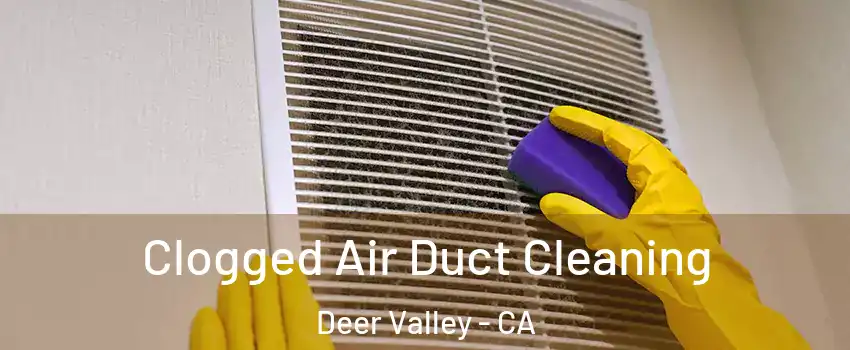 Clogged Air Duct Cleaning Deer Valley - CA
