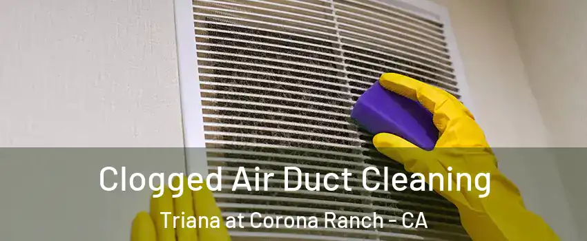 Clogged Air Duct Cleaning Triana at Corona Ranch - CA