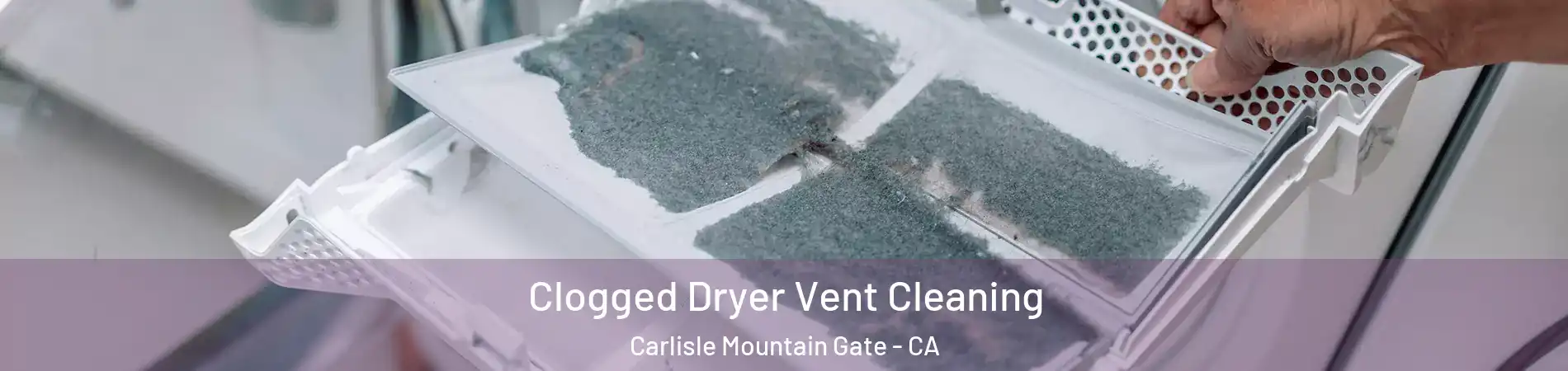 Clogged Dryer Vent Cleaning Carlisle Mountain Gate - CA