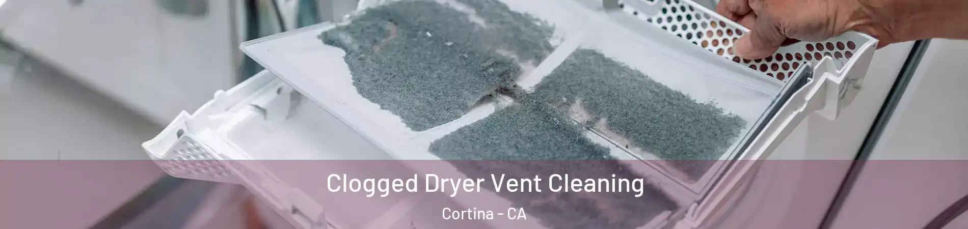 Clogged Dryer Vent Cleaning Cortina - CA