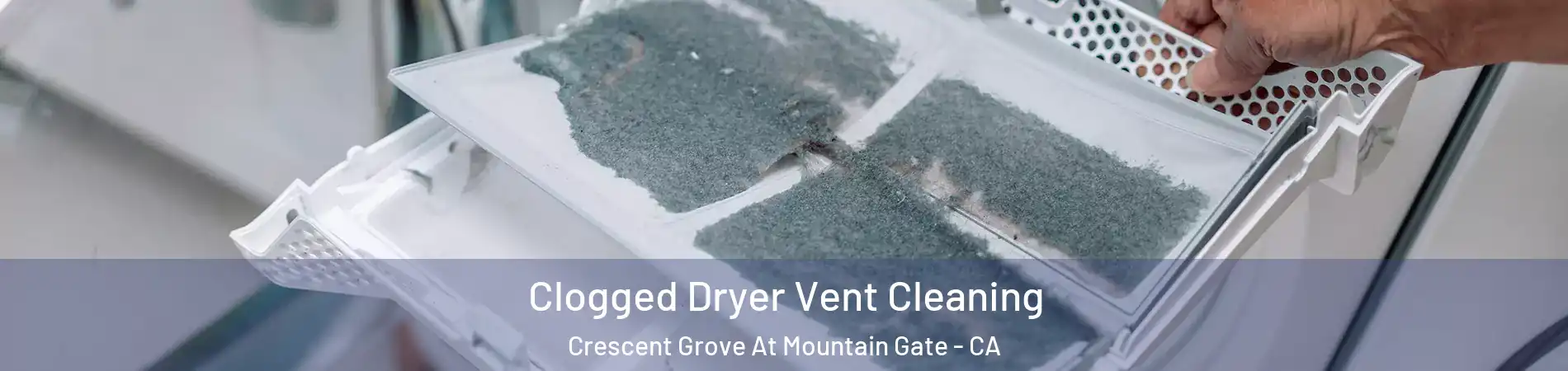 Clogged Dryer Vent Cleaning Crescent Grove At Mountain Gate - CA