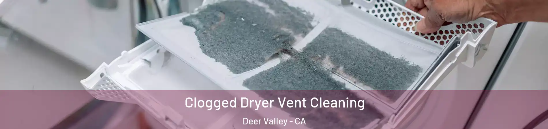Clogged Dryer Vent Cleaning Deer Valley - CA