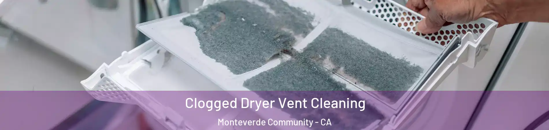 Clogged Dryer Vent Cleaning Monteverde Community - CA