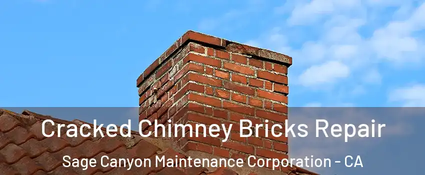 Cracked Chimney Bricks Repair Sage Canyon Maintenance Corporation - CA