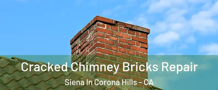 Cracked Chimney Bricks Repair Siena In Corona Hills - CA