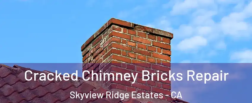 Cracked Chimney Bricks Repair Skyview Ridge Estates - CA