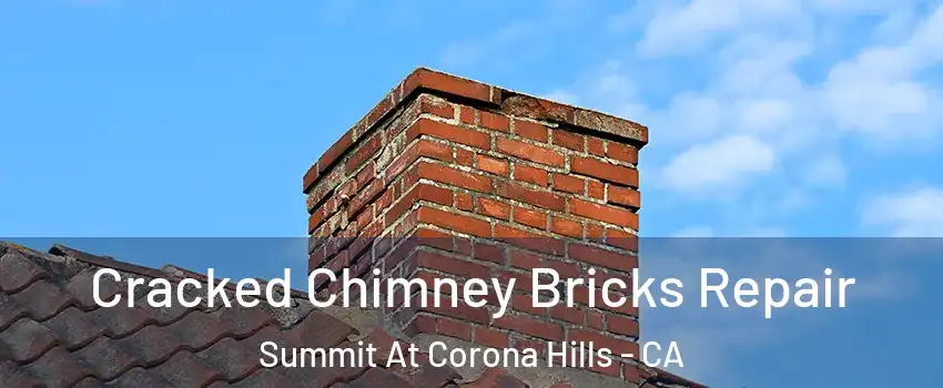 Cracked Chimney Bricks Repair Summit At Corona Hills - CA