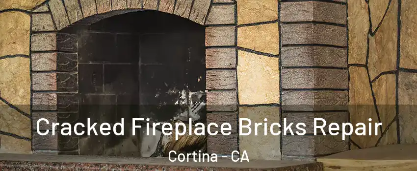 Cracked Fireplace Bricks Repair Cortina - CA