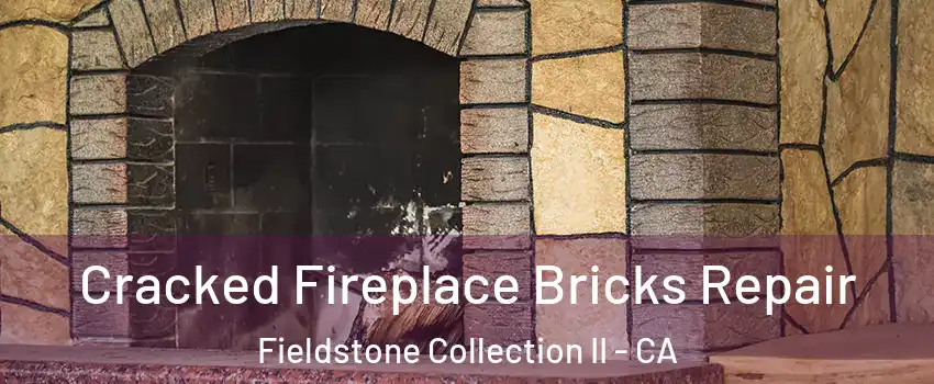 Cracked Fireplace Bricks Repair Fieldstone Collection II - CA