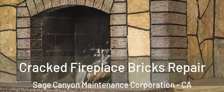 Cracked Fireplace Bricks Repair Sage Canyon Maintenance Corporation - CA