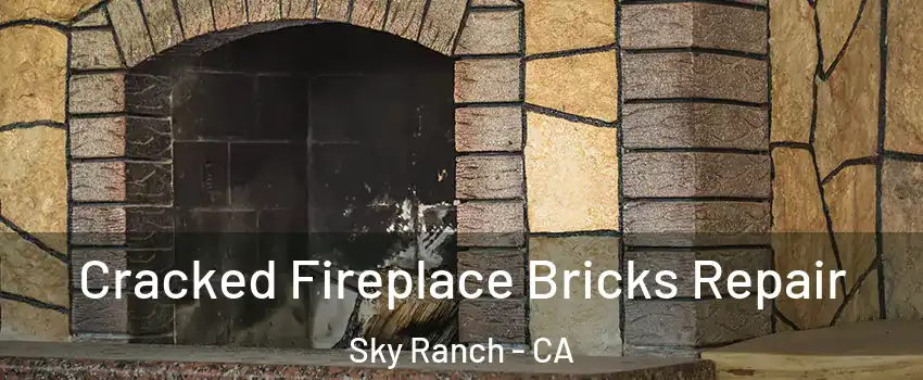 Cracked Fireplace Bricks Repair Sky Ranch - CA