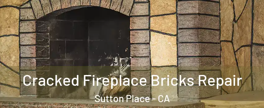 Cracked Fireplace Bricks Repair Sutton Place - CA