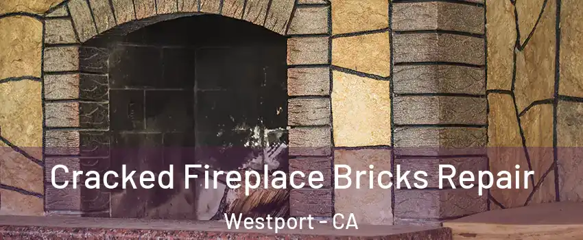 Cracked Fireplace Bricks Repair Westport - CA