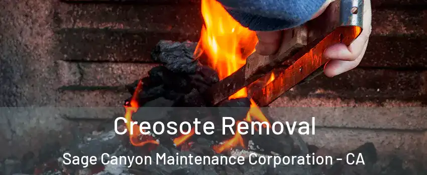 Creosote Removal Sage Canyon Maintenance Corporation - CA