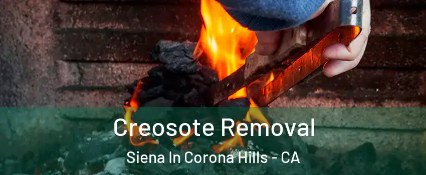 Creosote Removal Siena In Corona Hills - CA