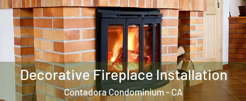Decorative Fireplace Installation Contadora Condominium - CA