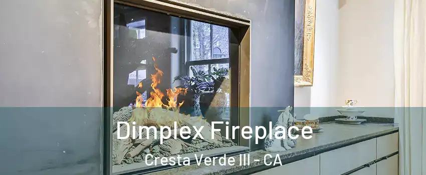 Dimplex Fireplace Cresta Verde III - CA