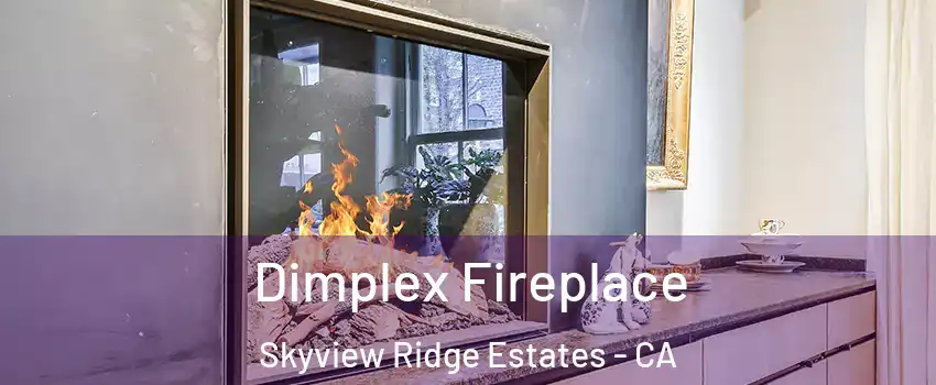 Dimplex Fireplace Skyview Ridge Estates - CA