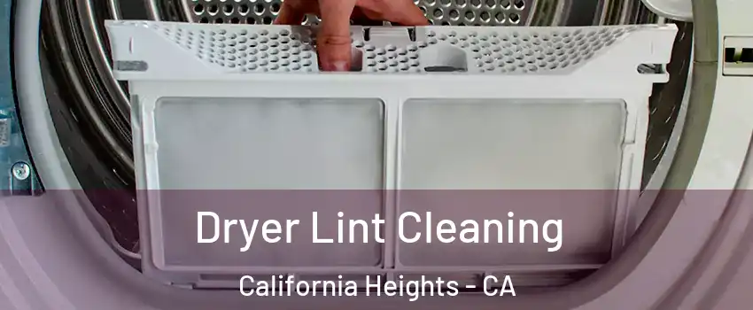 Dryer Lint Cleaning California Heights - CA