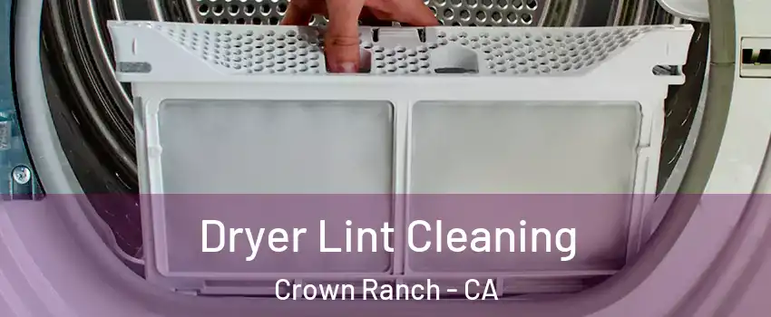 Dryer Lint Cleaning Crown Ranch - CA